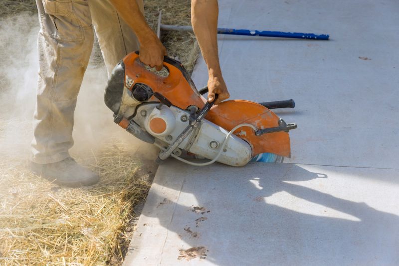 Concrete Cutting Equipment in Action