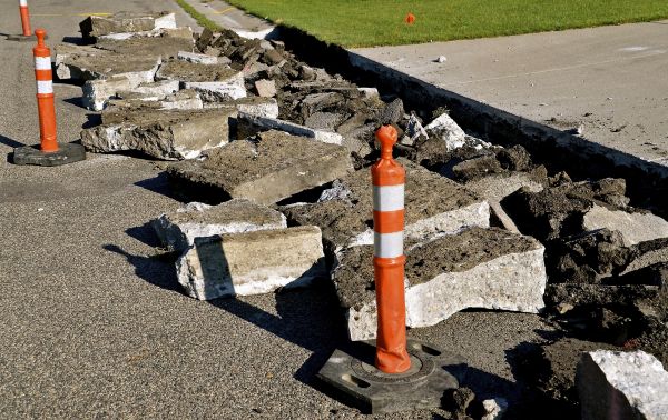 Concrete Curb Removal Service